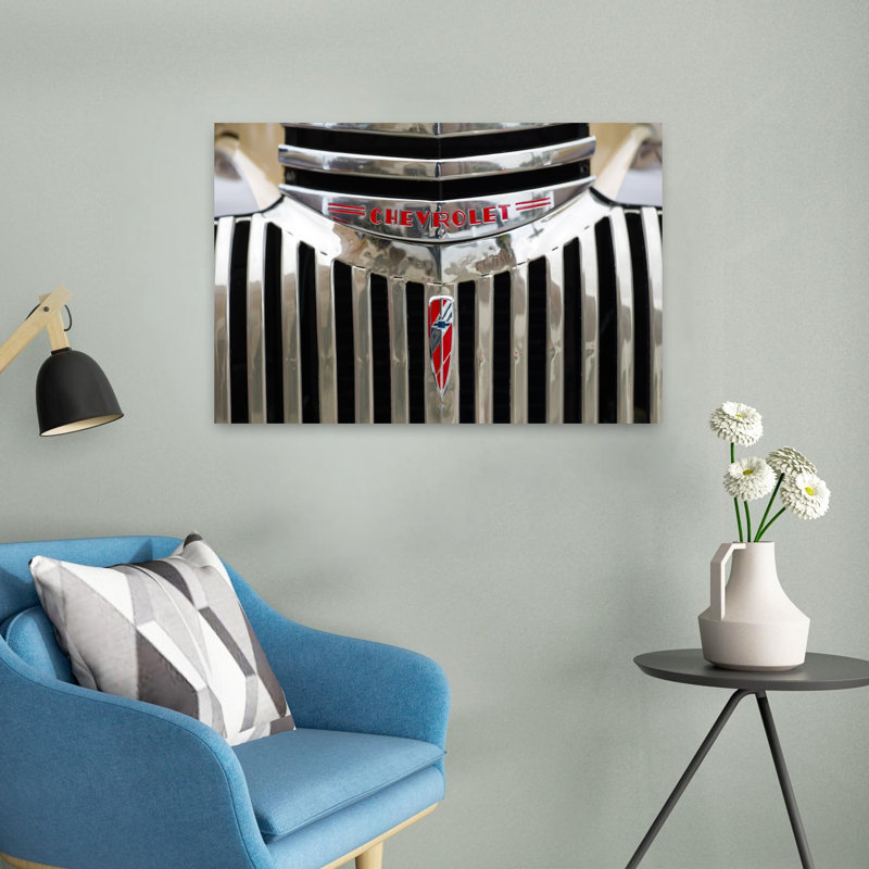 Close-up Of The Logo Of Chevrolet's Car Culver City Los Angeles County California USA by Scott M. Tansey - Wrapped Canvas Print