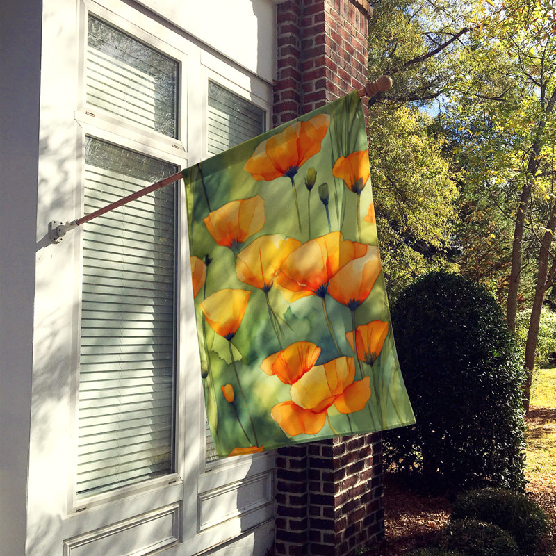 Double Sided 40 in. H x 28 in. W Polyester House Flag