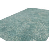 Wool Floral Indoor Rug