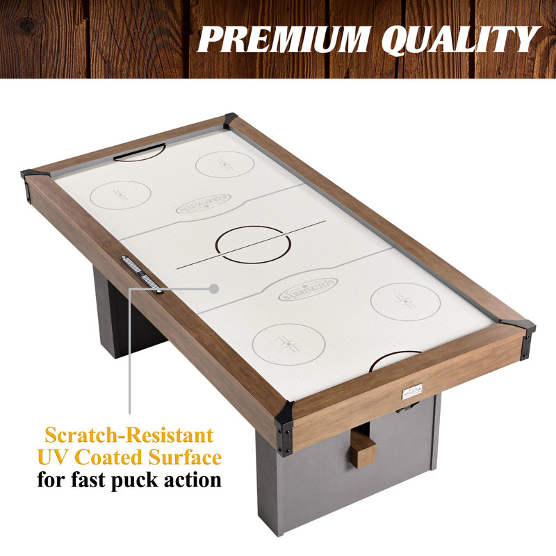 Barrington 7' Urban Air Hockey Table with Faux Concrete Legs