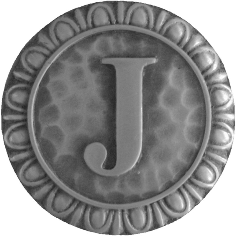 Jewel Mushroom Knob, Antique Pewter