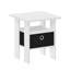 Odunayo End Table Nightstand with Bin Drawer