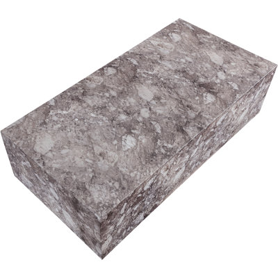Piazza Geffrey Finished Concrete Indoor/Outdoor Coffee Table