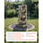 Outdoor Water Fountain 4-Tier Yard Fountain 35.63 in Block Stack Style