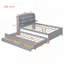 Lit plateforme polyvalent en bois avec plusieurs options de rangement et design moderne-957857843-957857847