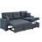 84'' Upholstered Sleeper Sofa