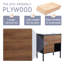 Ensemble de meuble-lavabo simple 29,37 "Demetrina