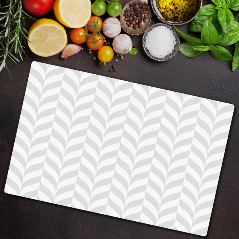 Ellsie Tempered Glass Chopping Board, 52cm x 80cm