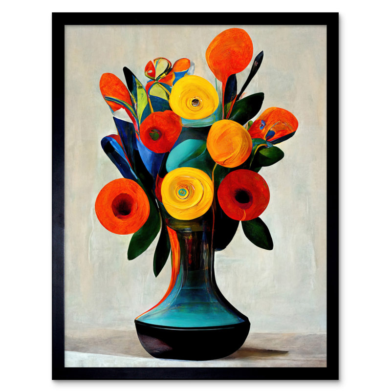 Vibrant Bright Flower Bouquet - Single Picture Frame Print