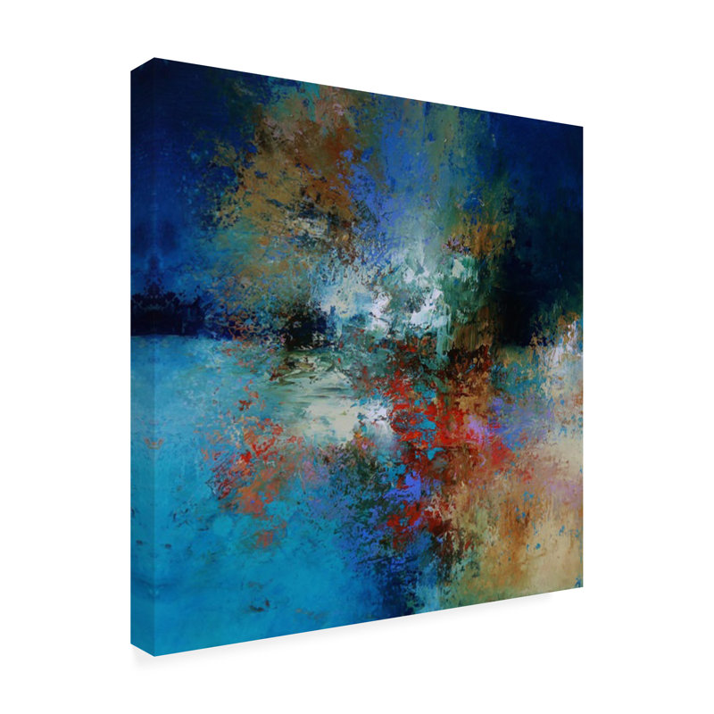 Wrapped Canvas Wall Art - Cody Hooper 'dancing on the water' Wall Art for Living Room, Bedroom, or Office Décor  - 35x35