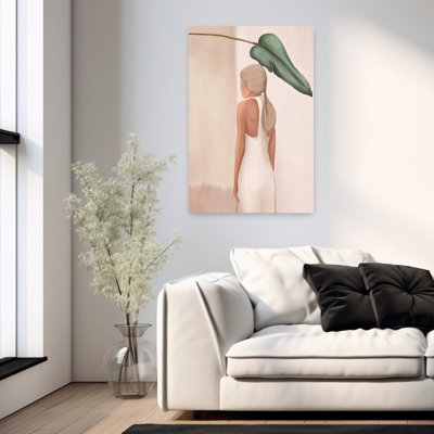 Contemporary Art Abstract Contemporary Elegant Nature Plant Art