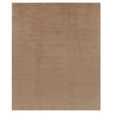 Textural Hand Knotted Silk Area Rug in Beige, Taupe, Cream