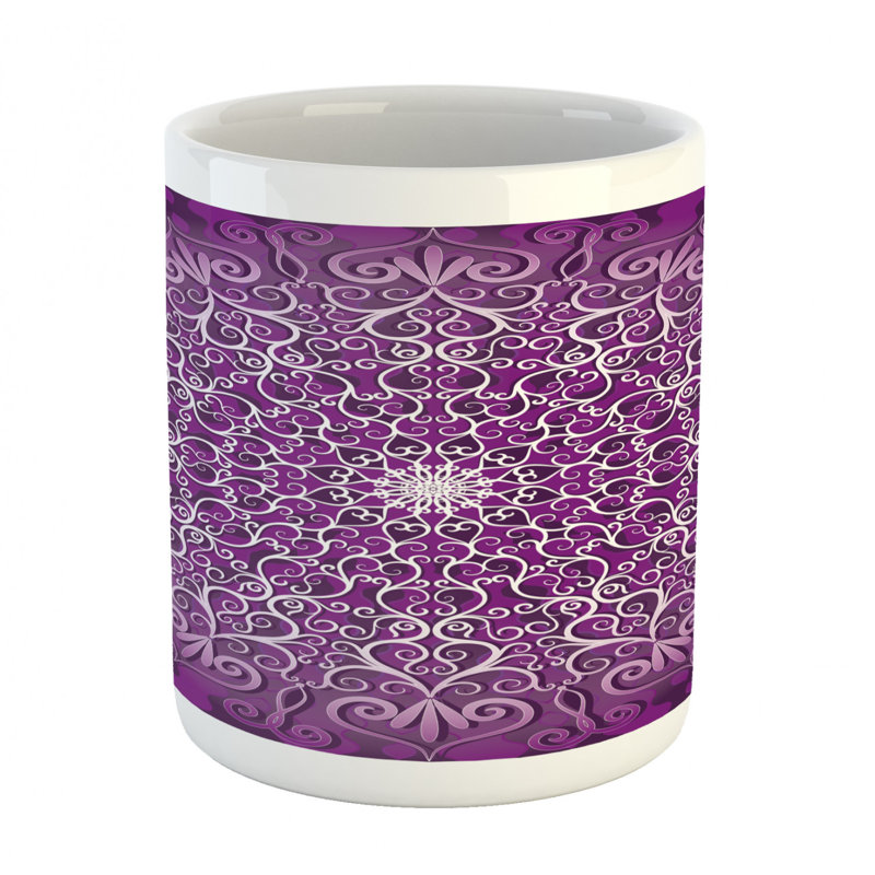 Grande tasse à café mandala