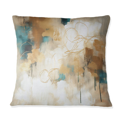 Coussin Gilded Daydream I - Abstract Minimalisme