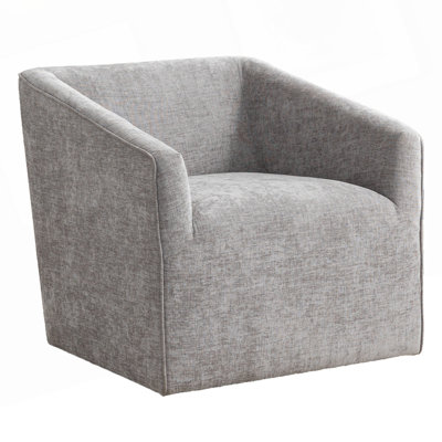 Modern Upholstered Barrel Armchair