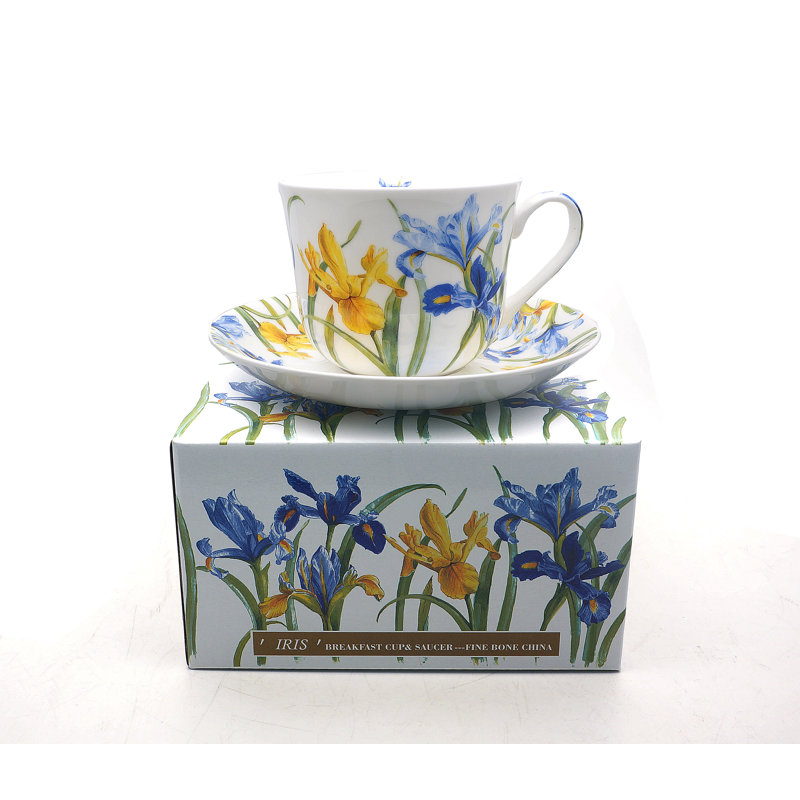Lyndhur Bone China Cappuccino Cup and Saucer