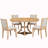5-Piece Retro Functional Dining Table Set