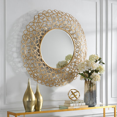 Metal Round Wall Mirror