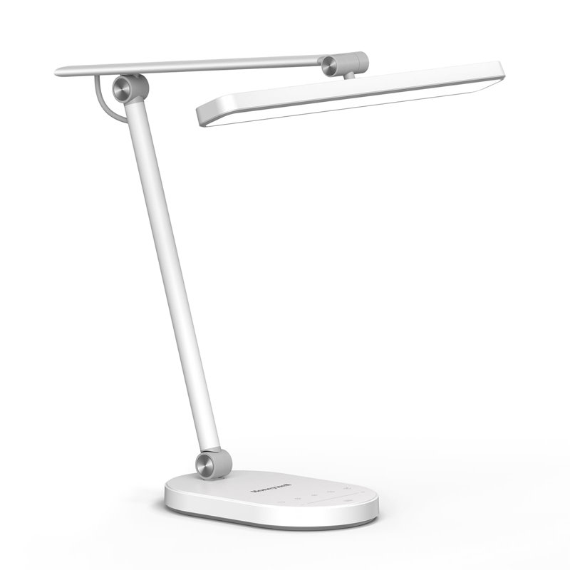 Metal Desk Lamp, White