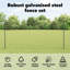 Vidaxl Fence With Posts Steel-116797934-116797938