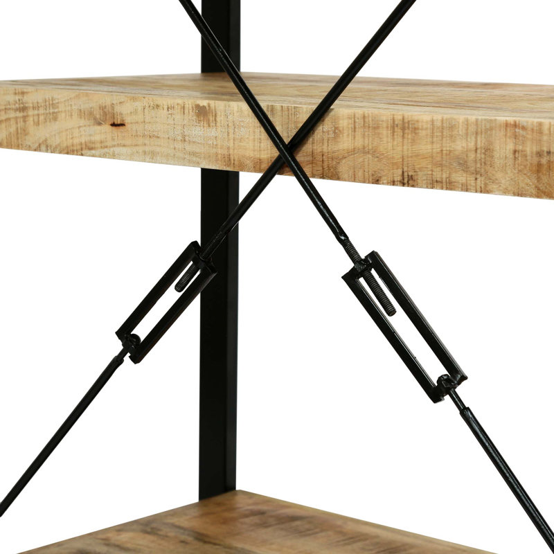 Étagère à livres en fer H 39,5 "x l 35,5" Rahma