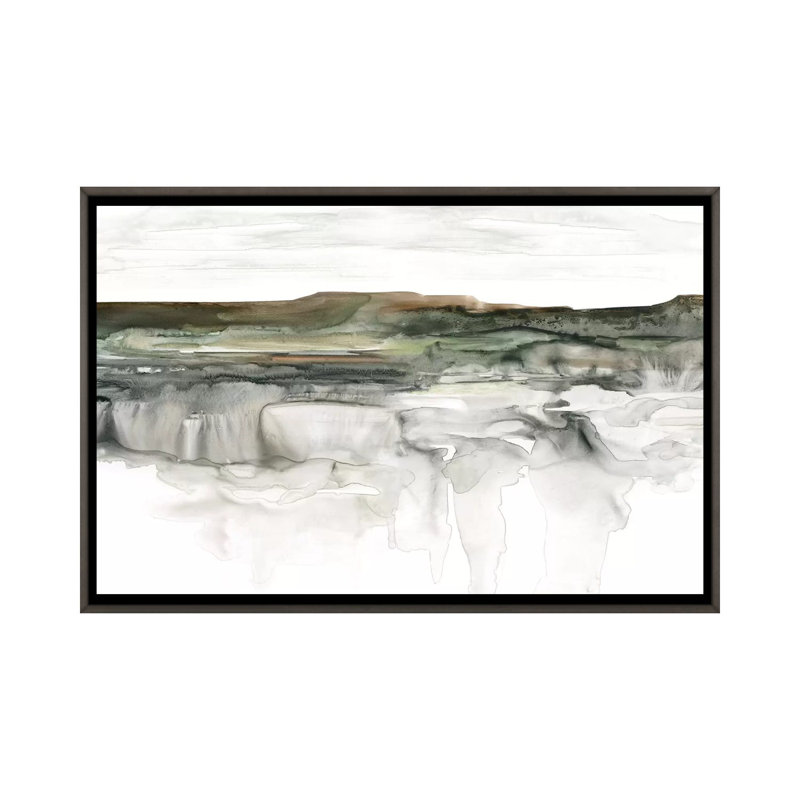 Impression de rivière Flow par Carol Robinson, Pas de tapis, H 18 po x l 26 po x P 1,5 po