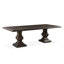 Toulon 84" Dining Table in Vintage Brown Finish