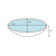 Copper Glass Circular Vessel Bathroom Sink with Faucet and Overflow