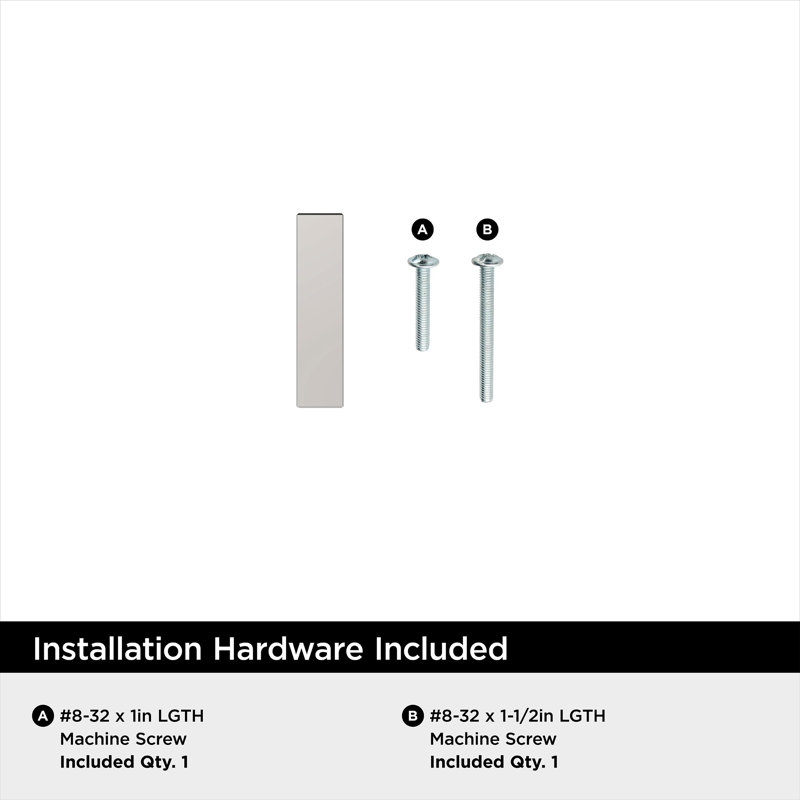 Bouton d'armoire Intersect 1-15 / 16 pouces (49mm) - paquet de 10, Chrome poli, 10