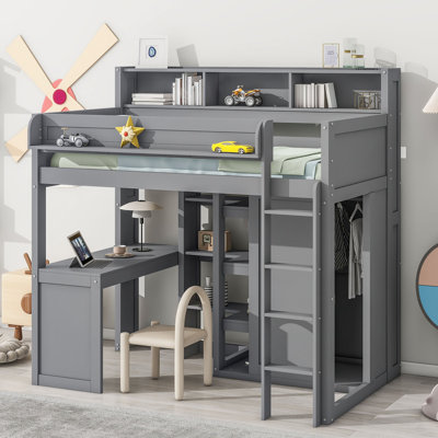 Jaiya Kids Twin Loft Bed