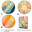 «Colorful Mid Century Optical Serenade III - Abstract Midcentury», art mural-1826889683-1826889681