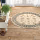 Southshore Handmade Wool Light Beige/Charcoal/Dark Brown Rug