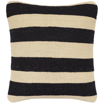 Coussin Kilim tissé à la main Modern Turkish Modern - 16 po x 17 po