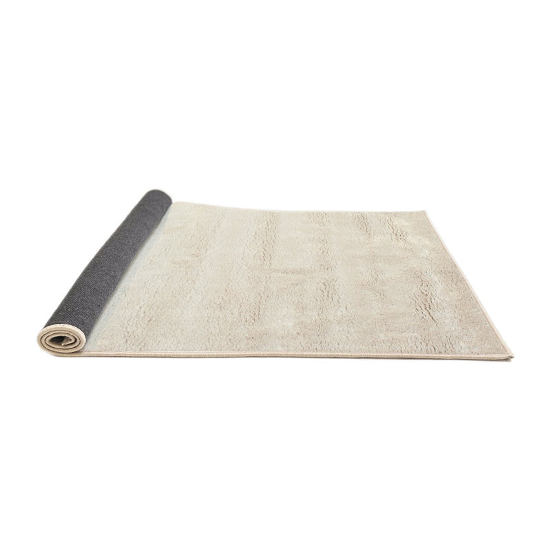 Surface beige contemporaine tapis, Rond 5 pi