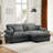 L-Shaped Modular Sofa