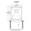 Ruvati 15 "Work Station Bar Sink