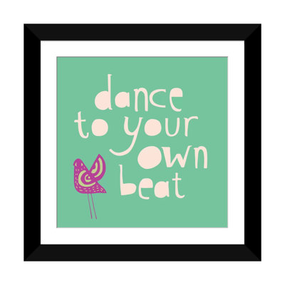 «Dance to Your Propre Beat» par Sara Franklin - impression sur toile tendue