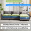 Canapé modulaire 120 po Comfy Cloud-1946262536