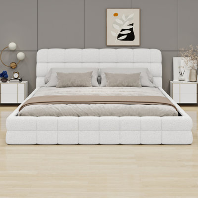 Lit plateforme tapissier