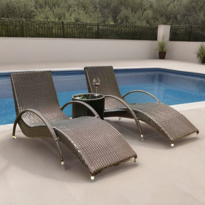 Chaise longue d'extérieur