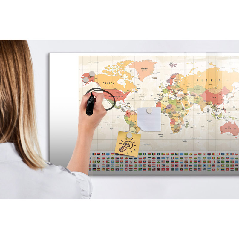 Magnetic Glass Dry Erase Board