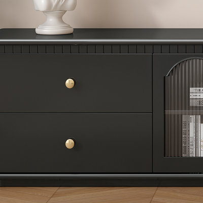 French Style Solid Wood TV Stand