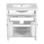 30-inch Bathroom Vanity With Ceramic Basin, Modern White Cabinet 2 Doors And Shelf, Soft Close Door, Robust Structure 30" Sink, Two A Doors, Construction-788739377
