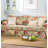 Simple Creative Pastoral Style Sofa Upholstered 90.5'' Sofa