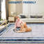 Grand tapis lavable Tapis moderne à poils courts à poils doux, antidérapant et antidérapant, tapis décoratif pliable d'intérieur pour plancher ouvert-937637742