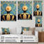 Golden Consciousness Woman I - reproduction d'art sur toile-87383033-87383025