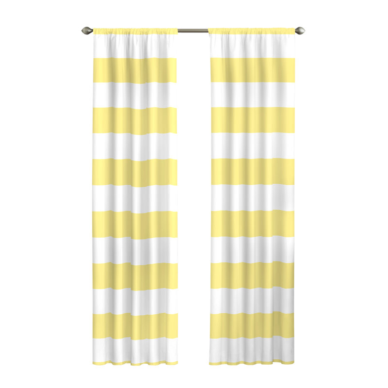 Blackout Curtain Single Panel, 42" W x 63" L, Gray