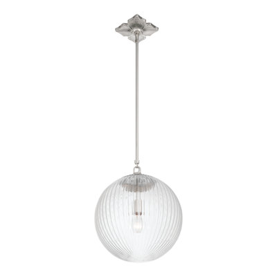 Arona 14'' Polished Nickel Pendant