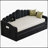 Twin Size Velvet Upholstered Daybed with Trundle and USB Charging, No Box-Spring Needed,-1312715857