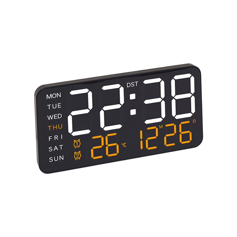 Horloge numérique Horloge électronique Horloge numérique multifonctionnelle, B